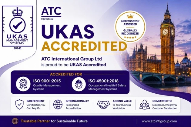ATC INTL Accredited by UKAS